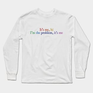 Anti Hero rainbow lyrics Long Sleeve T-Shirt